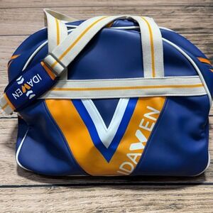 Idawen Tennis Paddle Bag Men Large Blue Orange Limited Edition Duffel Spain